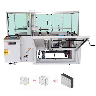 1900x2080x1492mm Cartón de sellado frontal formando cinta automática Erector de caja para formar cajas