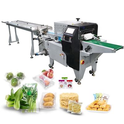 Máquina de envasado de flujo de bolsas de alfombras horizontal de grado automático multifunción