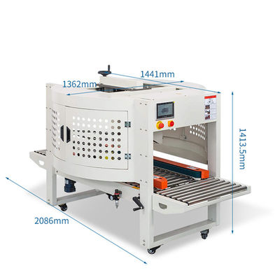 Máquina de sellado de caja de espuma totalmente sellada de 1000W con cinta adhesiva