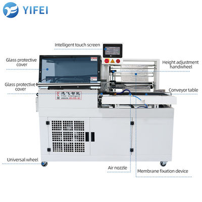 Máquina de recubrimiento de recubrimiento de alta velocidad semiautomática multifunción de forma L