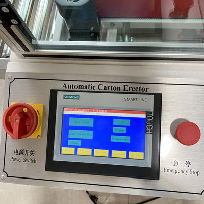 Máquina para levantar la caja de fondo neumática automática para envases de cartón corrugado