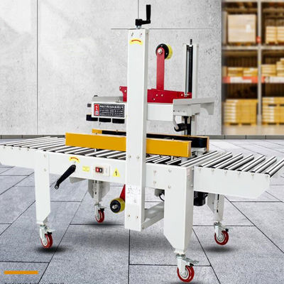 1830*670*1230mm Máquina semiautomática de sellado de cinta de cartón con conducción izquierda y derecha
