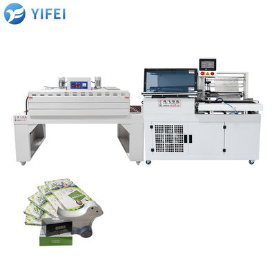 Máquina de embalaje de equipaje automática de 450L de tipo L con sellado encogido para requisitos del cliente