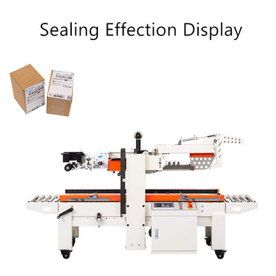 Sellador automático de caja de cartón de alta velocidad para etiquetas de 20-75 mm Tamaño y mesa de trabajo de 600-700 mm