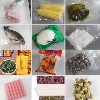 Máquina de embalaje al vacío para frutos secos de arroz embalaje de doble cavidad de sellado automático