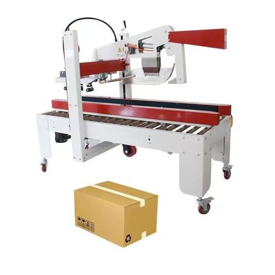 Embalaje de papel Caja de cartón totalmente automática Erector Flaps Robótico plegable Palletizer PLC