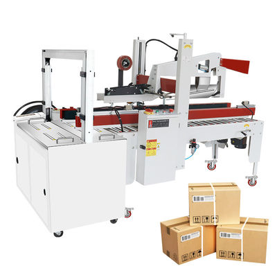 Caja de cartón sellador de correas máquina de embalaje Aplicar la altura del cartón 150-500mm 106 KG