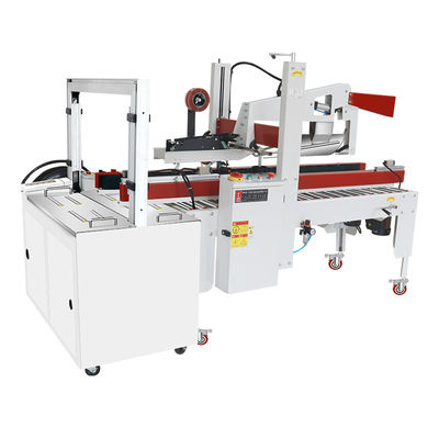 Caja de cartón sellador de correas máquina de embalaje Aplicar la altura del cartón 150-500mm 106 KG