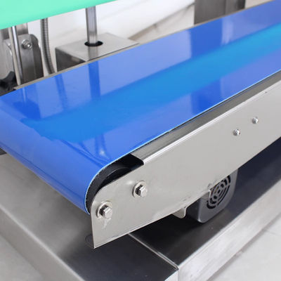 Sellador de banda vertical continua de accionamiento eléctrico para bolsas de embalaje de alimentos