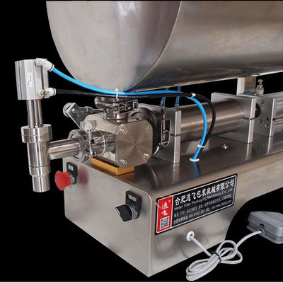 1100*480*800 mm Máquina de llenado neumático horizontal para salsa de acero inoxidable 304