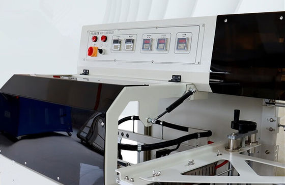 Caja de bolsas de película de plástico automático L Bar sellador de sellado lateral de corte de corte de calor máquina de envoltura de encogimiento