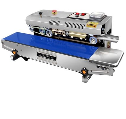 620W Tipo de motor eléctrico SF-150 Máquina de sellado de banda de bolsas continua horizontal/vertical