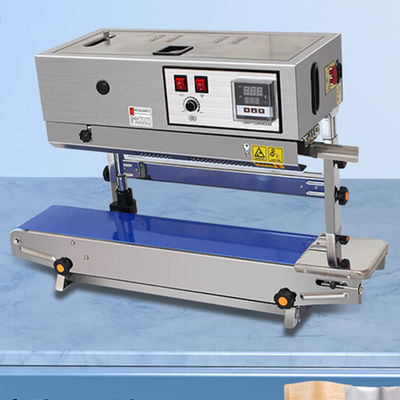 620W Tipo de motor eléctrico SF-150 Máquina de sellado de banda de bolsas continua horizontal/vertical