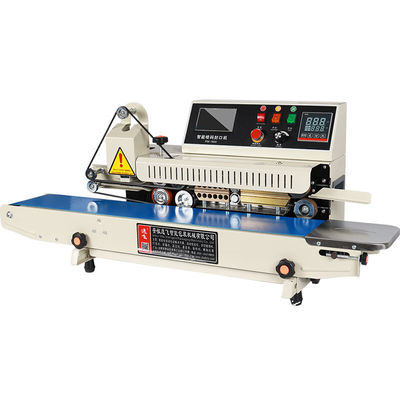 Químico PM-1800 Máquina automática de sellado de cinta continua de bolsas de plástico con tinta de codificación con impresora de fecha de caducidad