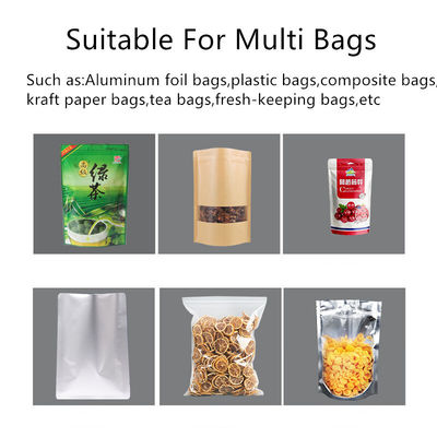 Químico PM-1800 Máquina automática de sellado de cinta continua de bolsas de plástico con tinta de codificación con impresora de fecha de caducidad