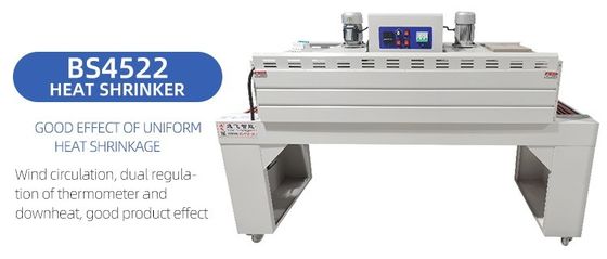 Máquina de embalaje de corte de sellado eléctrico en forma de L fácil de usar con película retráctil térmica