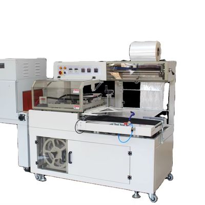 Máquina de sellado y corte semiautomático de tipo L para revestimiento de tiendas de prendas