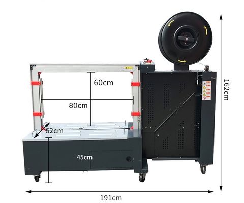 150 KG Cinturón químico de PP Bundle Banding Box Cartón de papel máquina de cinta y velocidad