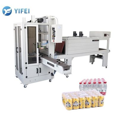 6540 Máquina automática de envoltura de botellas para mascotas con PE 5540 túnel de contracción térmica