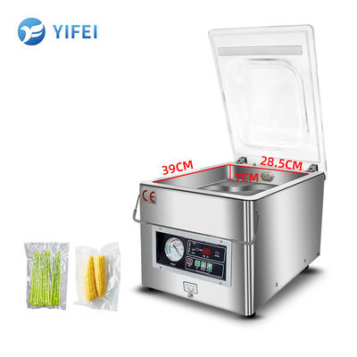 Máquina de embalaje de vacío de escritorio comercial de alta semi-automática para carnes de arroz