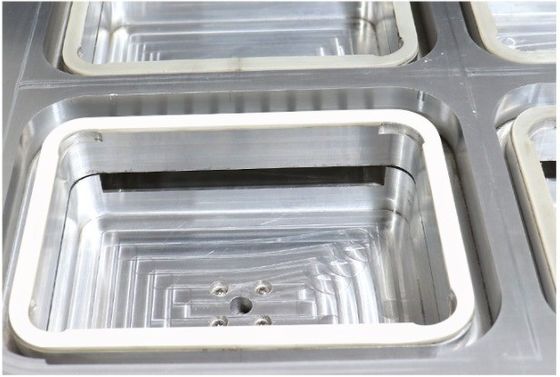 Máquina de embalaje al vacío de material de embalaje de plástico para el sellado de bandejas de atmósfera modificada