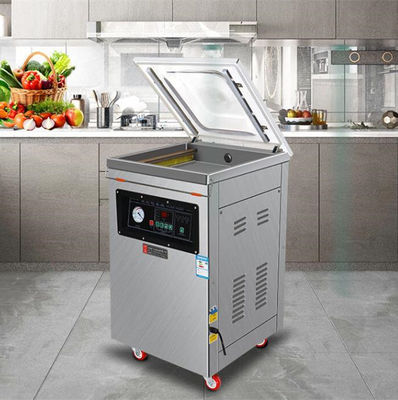 Máquina de embalaje a vacío semiautomática DZ-500 de acero inoxidable para mantener los alimentos frescos