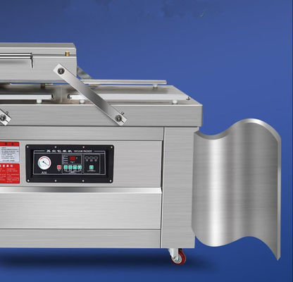 Máquina de embalaje a vacío para bolsas de frutas y verduras de doble cámara de grado semiautomático