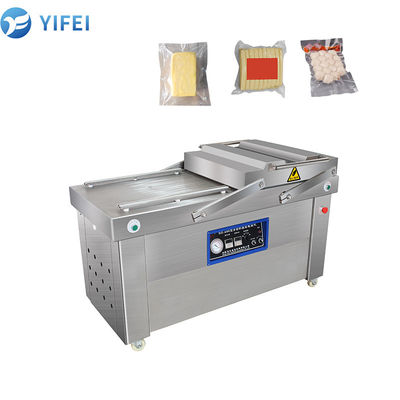 Máquina de embalaje industrial de cámara plana doble DZ-400 para la conservación de alimentos