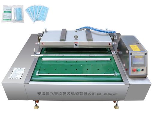Máquina automática de embalaje de vacío de rodadura continua para alimentos industriales 1100 mm Máquina de sellado al vacío