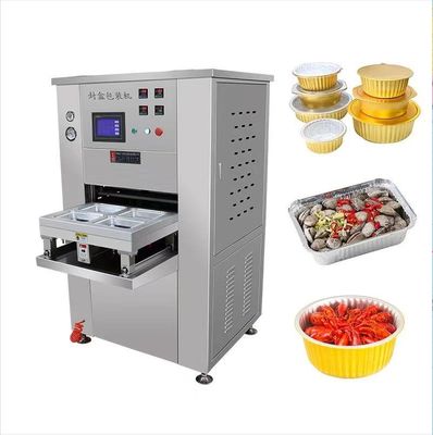 Máquina de sellado al vacío de bandeja de sándwich con bomba de dióxido de carbono de oxígeno de nitrógeno inflable