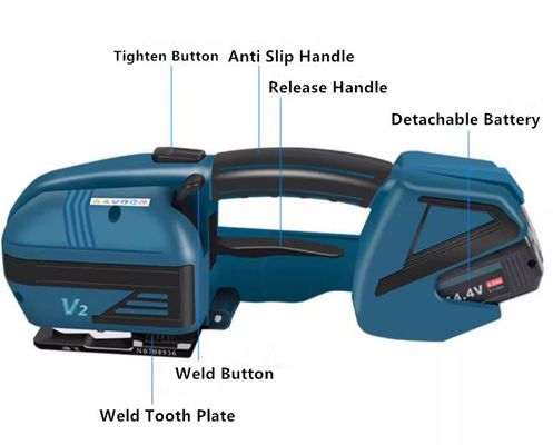 Herramienta eléctrica de correas para correas de mascotas de PP Máquina de correas automática avanzada V2