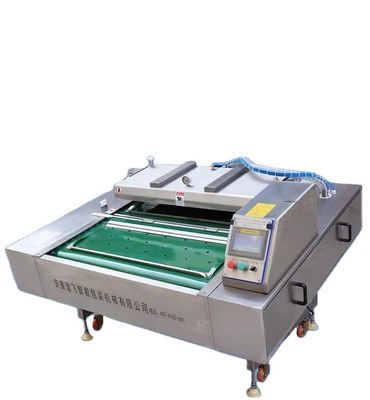Máquina de embalaje en vacío continuo de rodadura de tipo correa para el sellado industrial de frutas y carnes