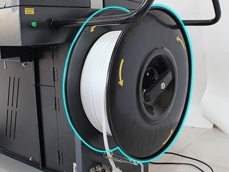 Min W8XH10cm Especificación del paquete Máquina de cinta de PP con 1000W / 10A de potencia