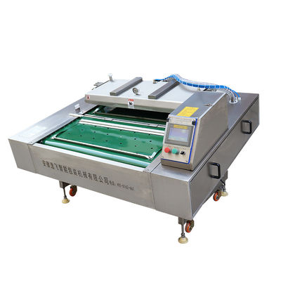 Máquina de embalaje de alimentos con 1125x440x100 mm de tamaño de cámara y 1000 mm de longitud de sellado