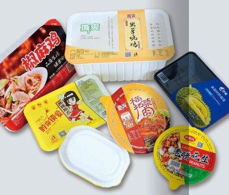 Sellador de bandejas de alimentos con vacío calificado CE con accionamiento eléctrico para la conservación de alimentos y bebidas