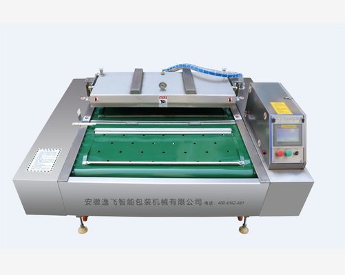 Máquina avanzada de embalaje con cinta transportadora de vacío para queso de carne y pollo entero
