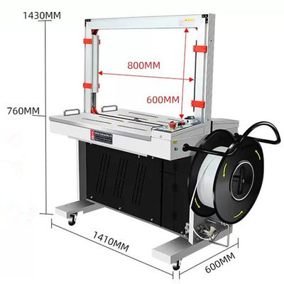 Máquinas semiautomáticas para el cinturón de banda para el cinturón de banda para W 9-15mm / T 0.6-1mm Tamaño de la correa
