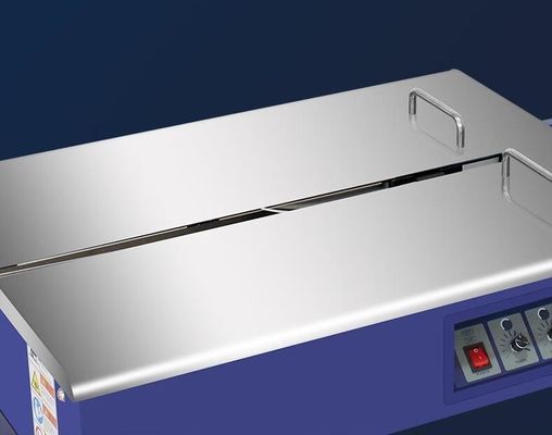 Máquina de embalaje de cajas de cartón con banda de PP semiautomática 750X550X460mm 220V