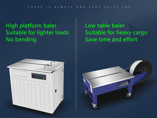 Máquina de embalaje de cajas de cartón con banda de PP semiautomática 750X550X460mm 220V