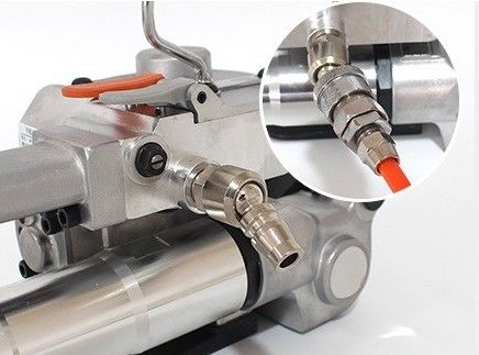 3500N Tirar herramienta de sujeción neumática portátil para soldar cinturones de PET de PP en la máquina de boxeo
