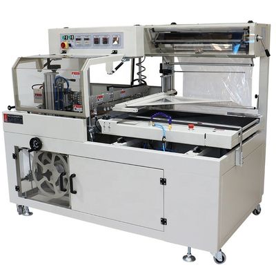 Máquina de envoltura de película de anchura máxima de 55 cm con sellador de barras en L y función automática