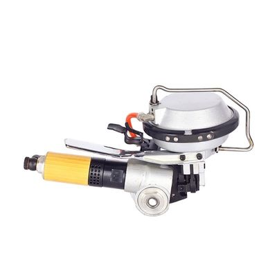 Después de servicio Apoyo en línea 16mm/19mm Air Pneumatic Power Operated Steel Strap Packing Strapping Tool Plata