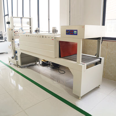 Máquina de embalaje de encogimiento de sellado automático de manga con accionamiento eléctrico de 220V / 50HZ