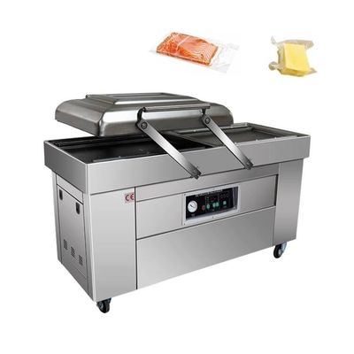 Máquina de sellado a vacío de salchichas, arroz, pescado y frutas para alimentos de grado automático semiautomático