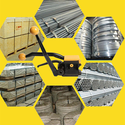 13-19 mm de caja de correa con herramientas manuales de correa de acero A333 y 0,4-0,8 mm de ancho de correa