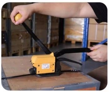 13-19 mm de caja de correa con herramientas manuales de correa de acero A333 y 0,4-0,8 mm de ancho de correa