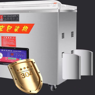 Sellador de vacío de cámara única DZ-850 para alimentos automáticos Arroz Cereales Vegetales Carne de res Pescado