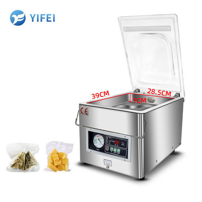 Semi automático de tensión personalizable DZ 260 sellador de vacío tipo mesa para pescado ahumado y alimentos