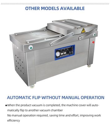 DZ-400 Máquina de embalaje al vacío de cuatro tiras de sellado para carne fresca y productos cárnicos