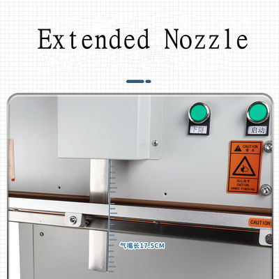 Máquina de embalaje de vacío vertical de harina de granos en polvo de 700 mm con boquilla